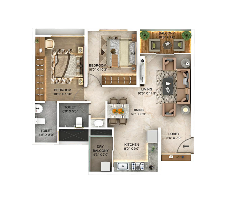 2 BHK